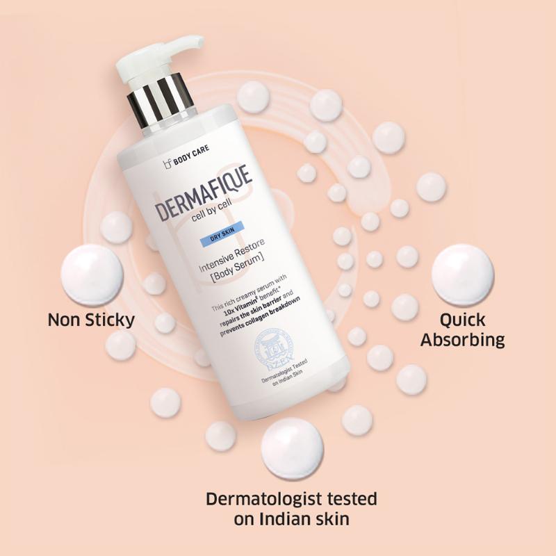 Intensive Restore Body Lotion Serum For Dry Skin, With 10X Vitamin E