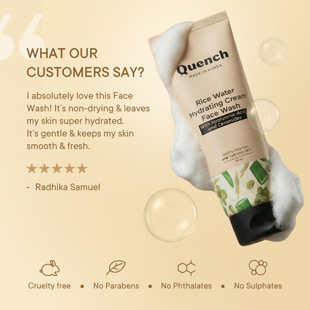 Rice Water Hydrating Cream Face Wash