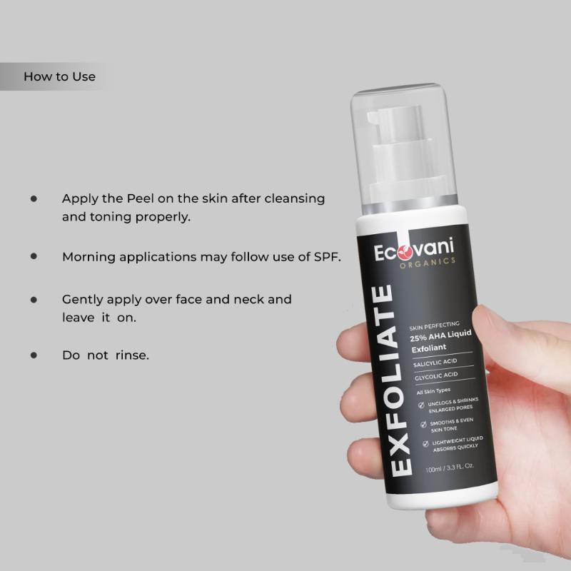 25% AHA Liquid Salicylic Acid Exfoliant