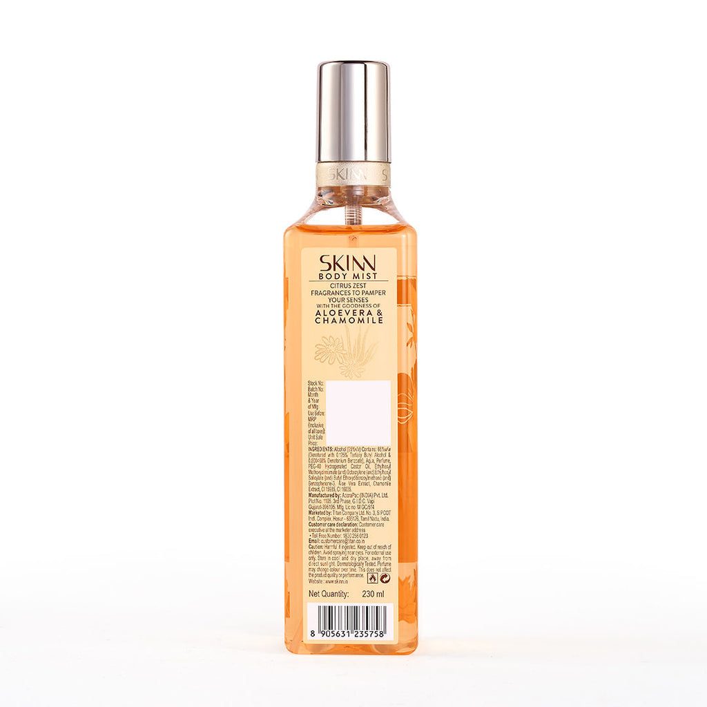 Citrus Zest Body Mist For Her