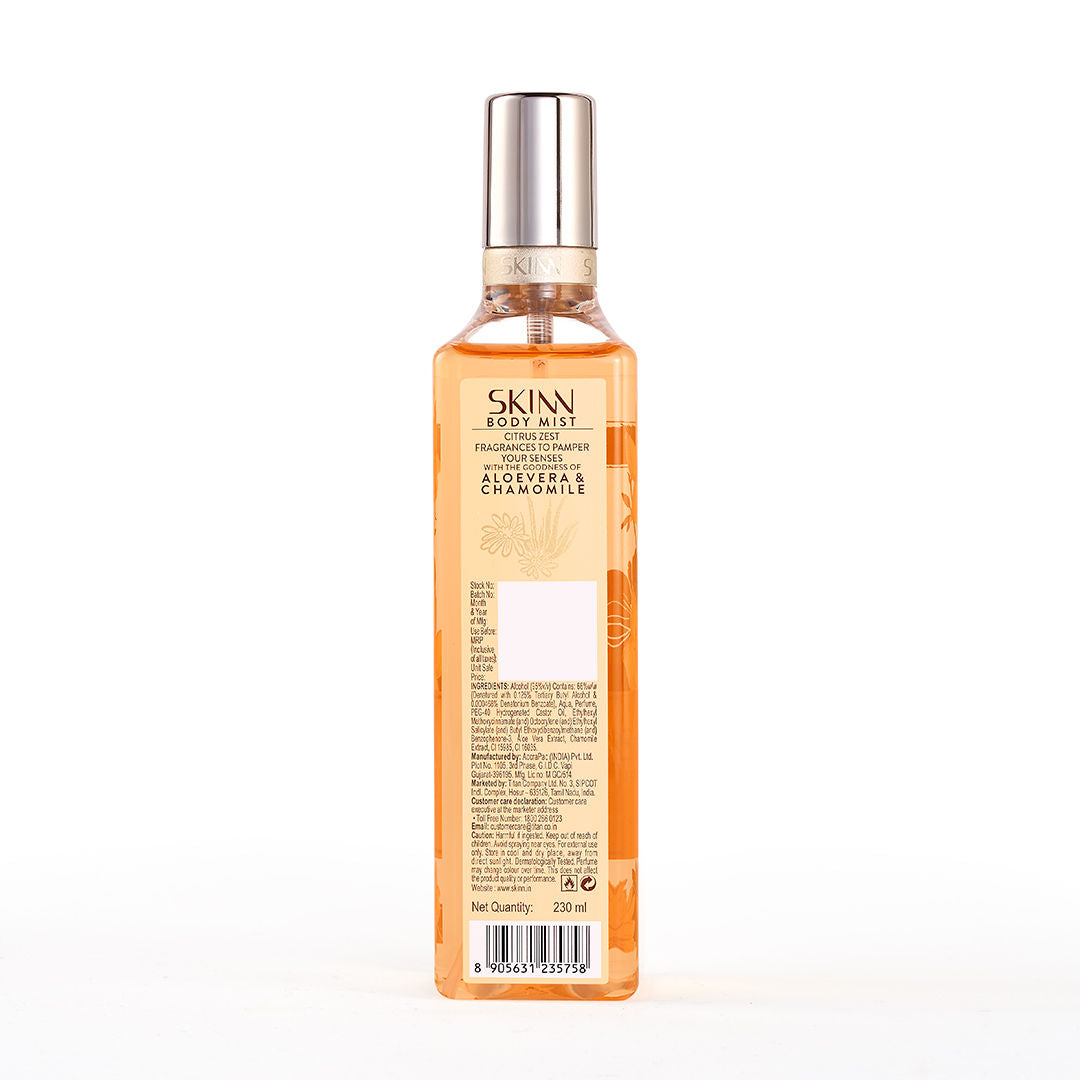 Citrus Zest Body Mist For Her