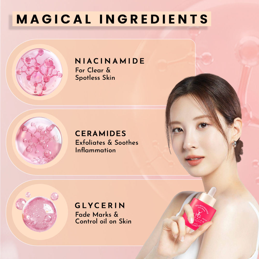 10% Niacinamide Face Serum for Pore Minimizing & Even Skin Tone