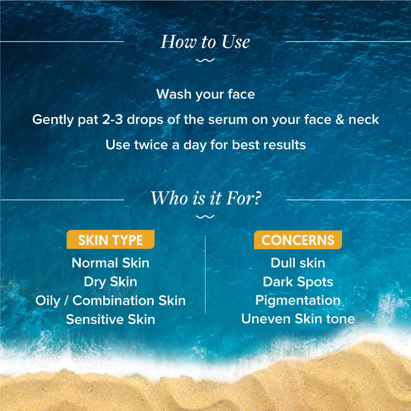 Glow+ Concentrate Face Serum with Vitamin C, Papaya & Hyaluronic Acid