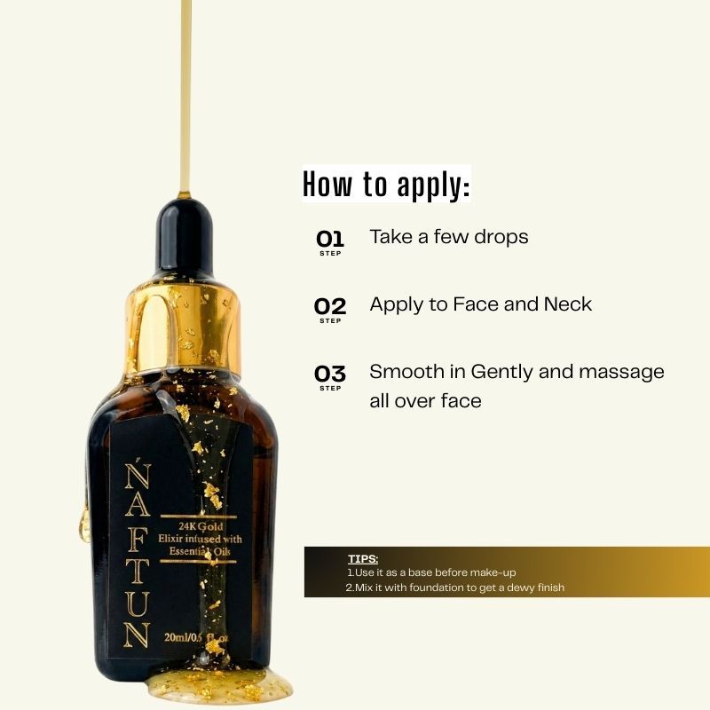 24K Gold Elixir Infused With Essential Oils