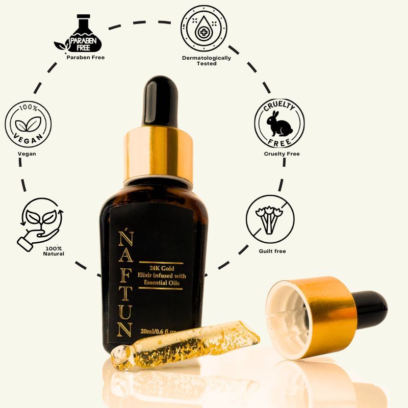 24K Gold Elixir Infused With Essential Oils
