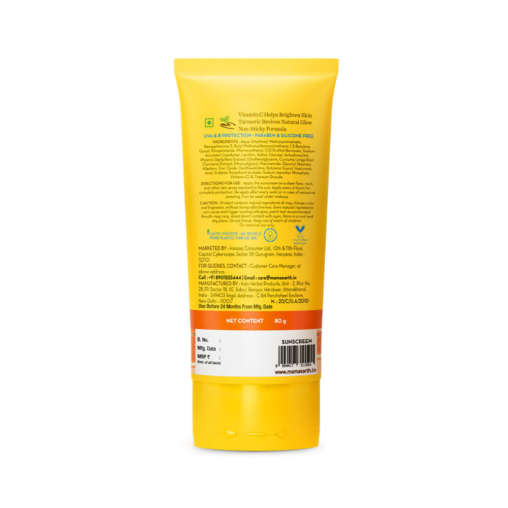 Vitamin C Daily Glow Sunscreen With Vit C & Turmeric For Tan Protect... - In-Vivo tested