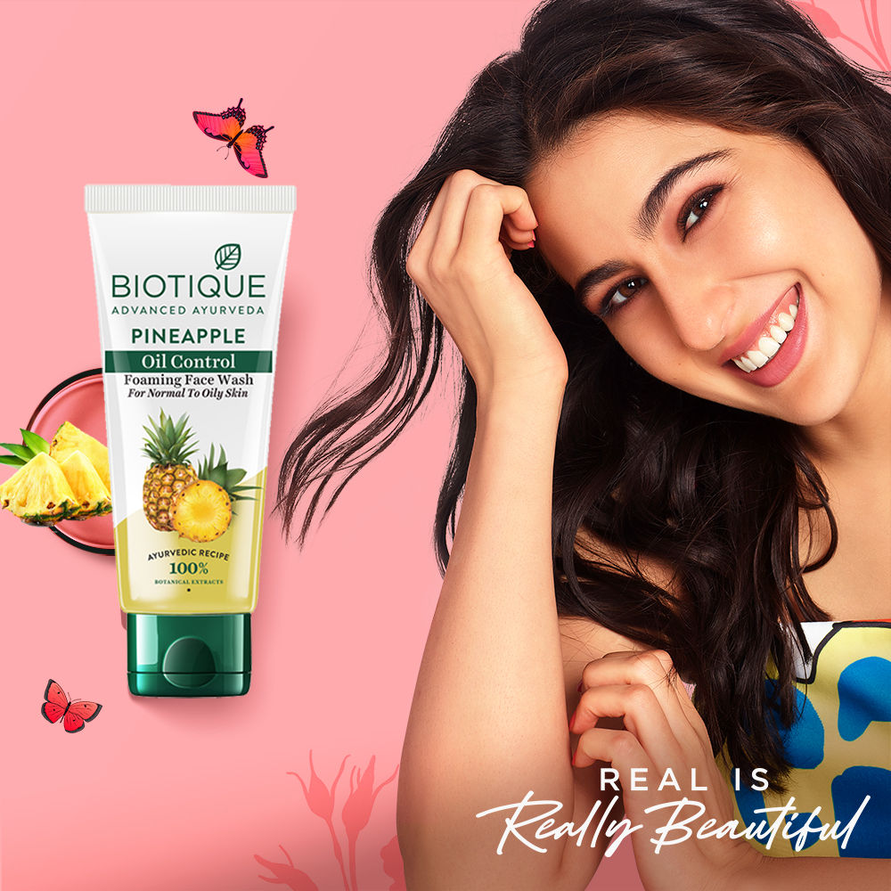 Bio Pineapple Oil Control Foaming Face Wash