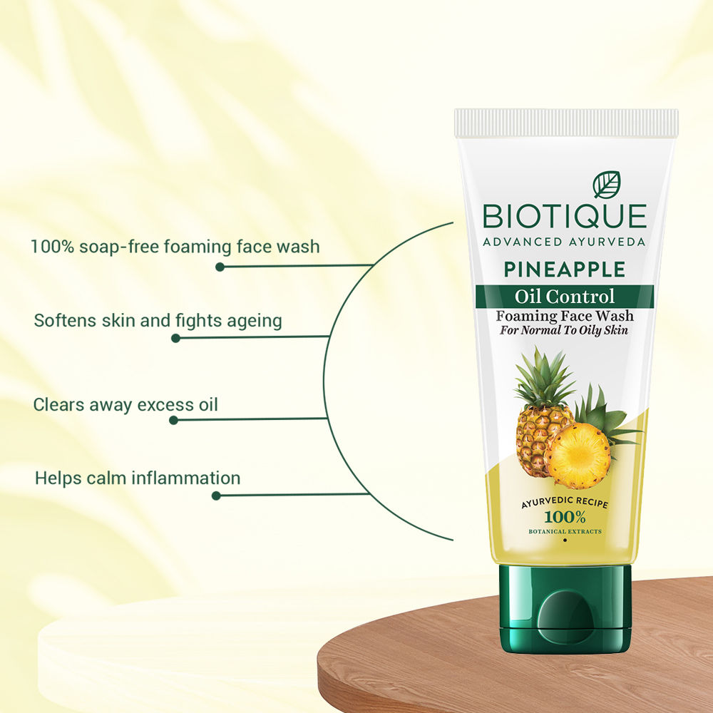Bio Pineapple Oil Control Foaming Face Wash