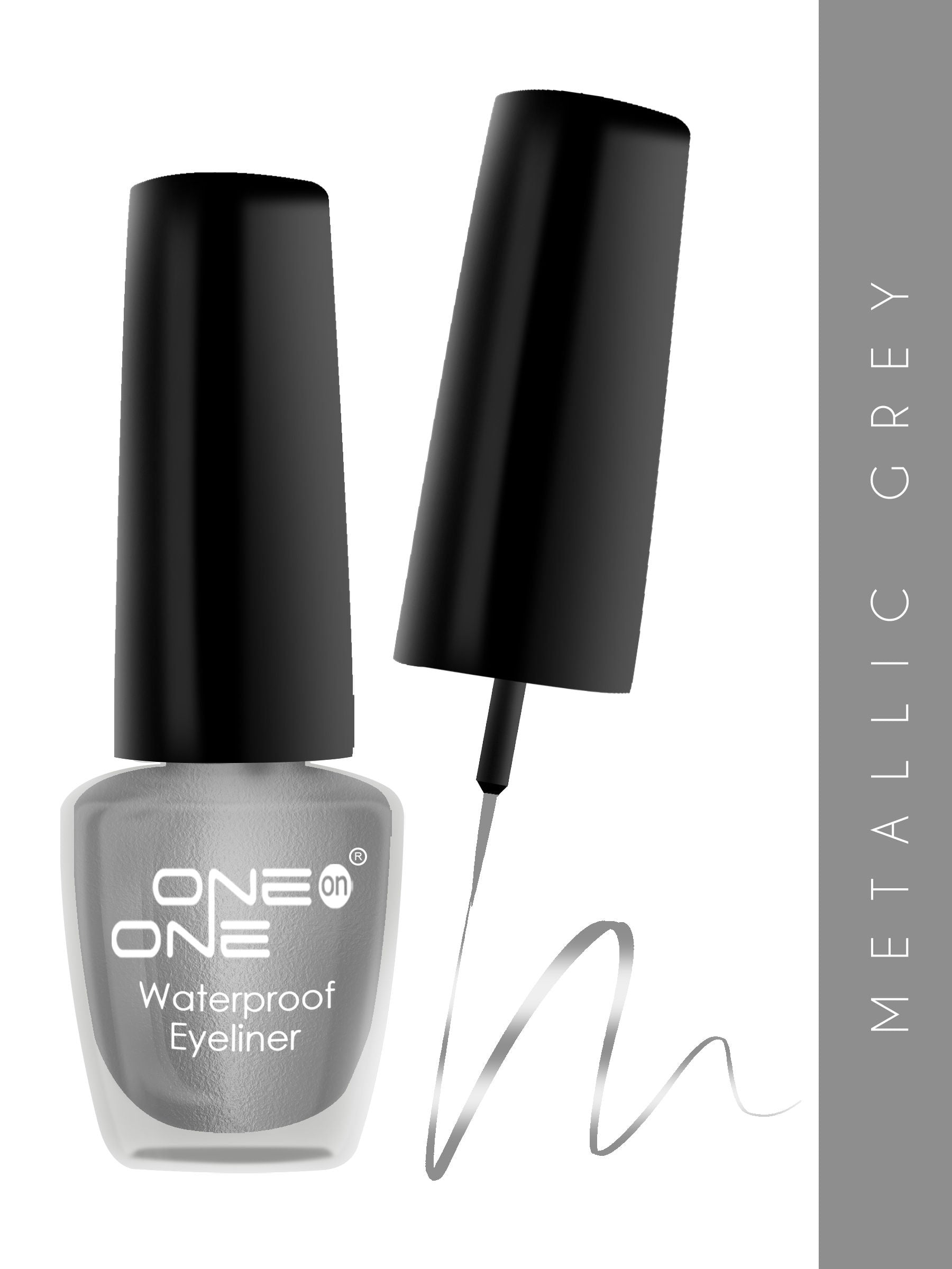 24 Hrs Long Lasting & Waterproof Eyeliner - Metallic Grey