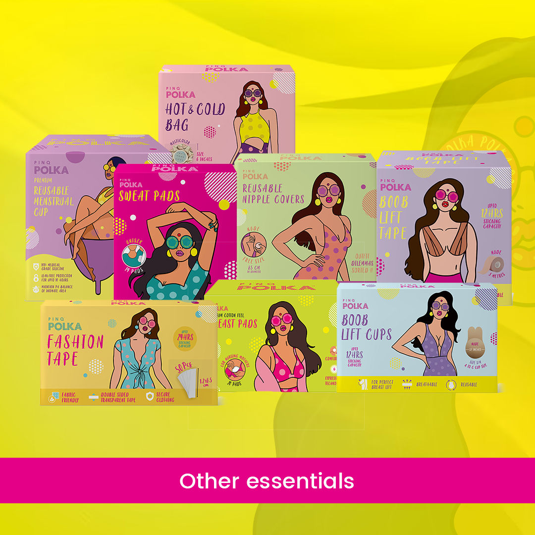 POLKA Ultra Sanitary Pads Organic Cotton Soft Feel Rash Free Wide Back
