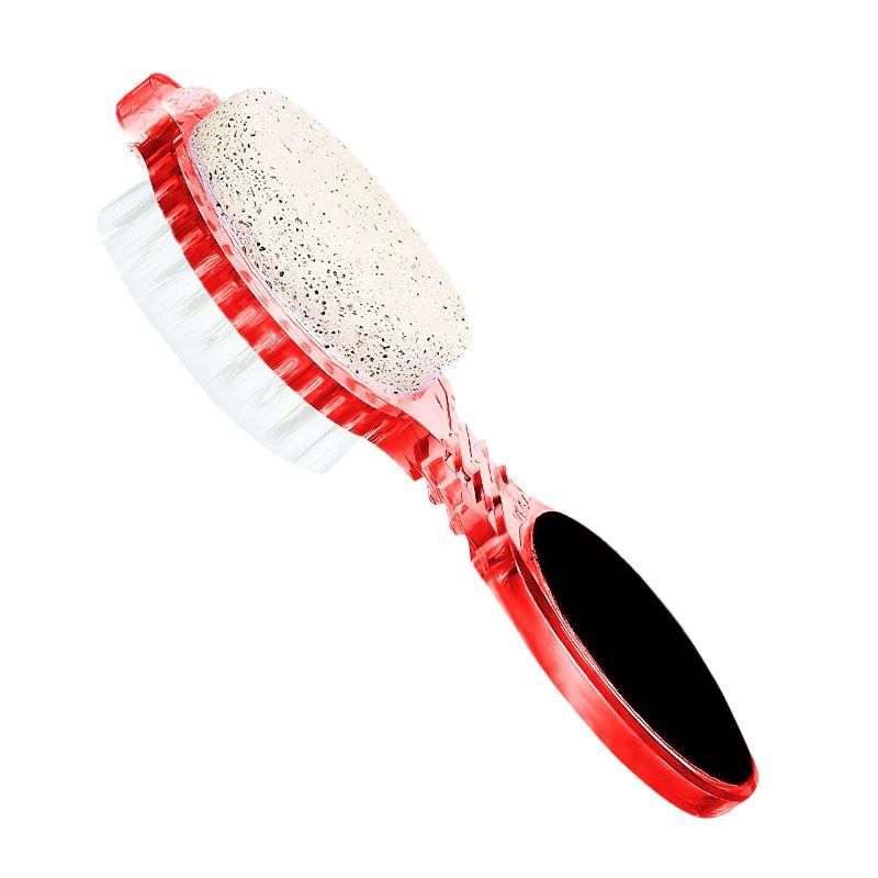 Foot Filer Scrubber 4-in-1 Pedicure Brush Dead Skin, Callus Removal Heels Scraper Pumice Stone