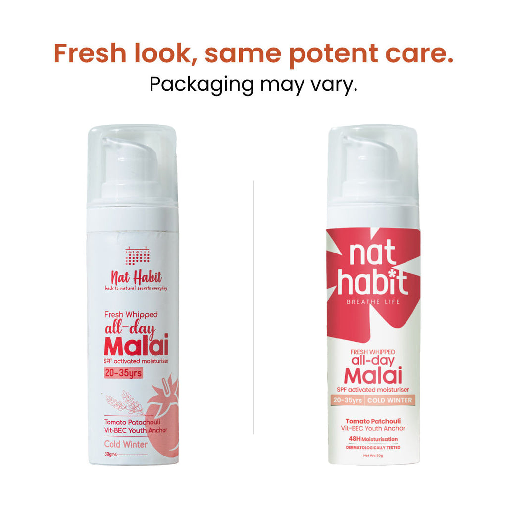 Tomato Patchouli Malai Face Moisturizer For Glowing Skin, Cold Cream For Winter