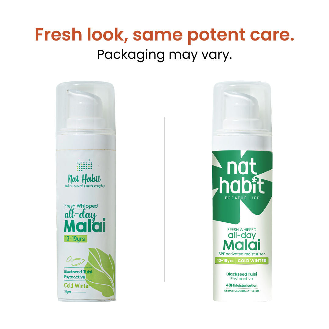 Blackseed Tulsi Face Moisturizer, Winter Face Cream With Vit A, Cold Cream For Oily Skin