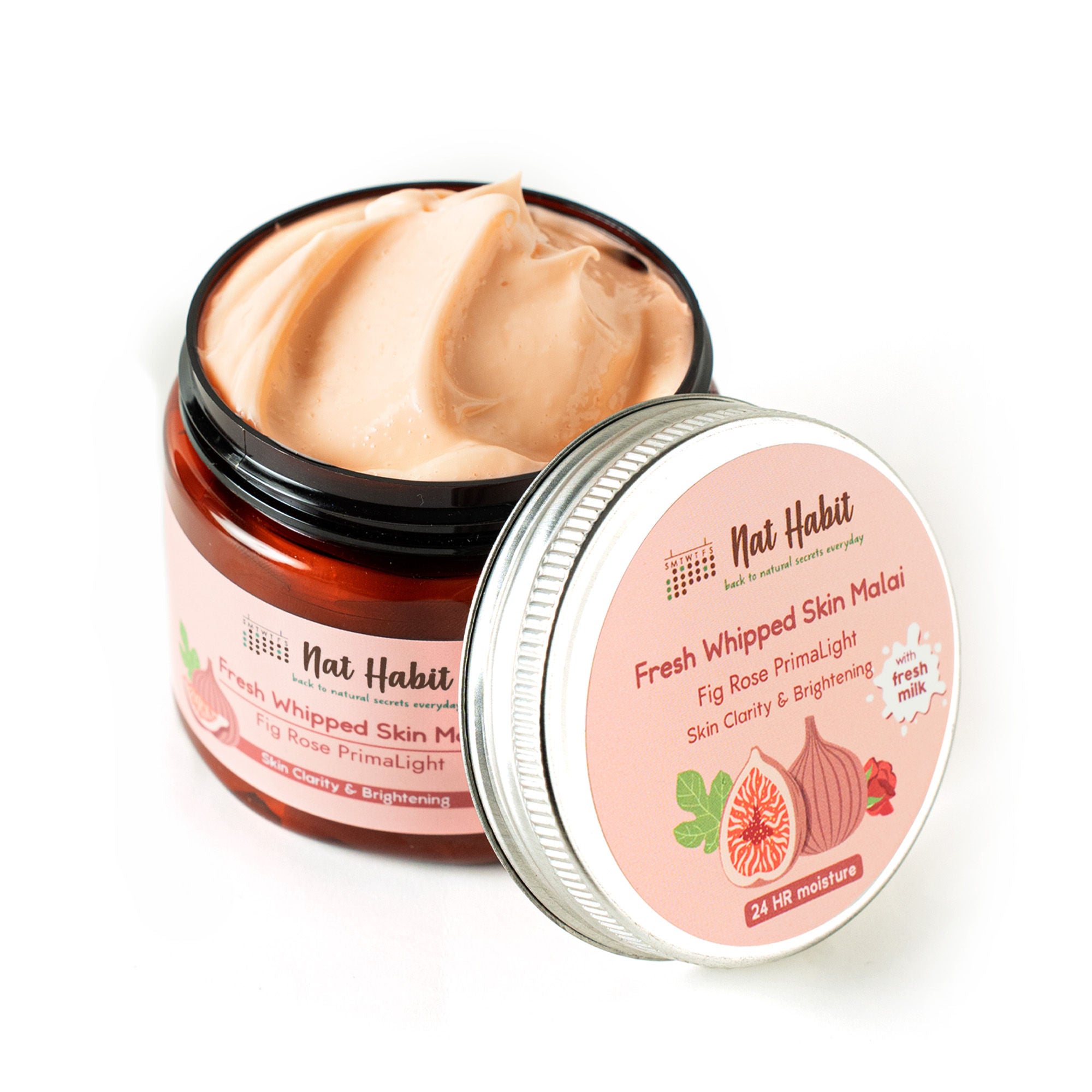 Fig Rose Primalight Skin Malai Body Butter for Skin Brightening 24 HR Moisture