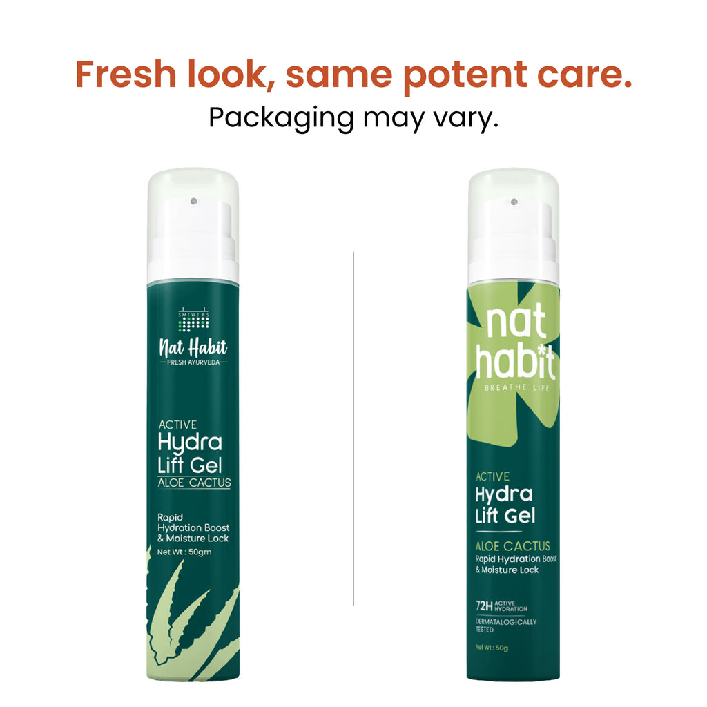 Active Aloe Cactus Hydra Lift Face Gel Moisturiser For Acne Control & Hydration Boost