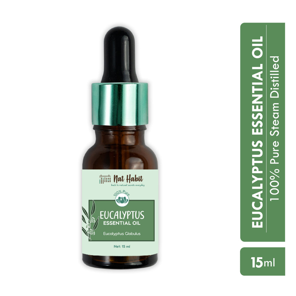 Nilgiri Eucalyptus Essential Oil, Steam Inhalation, Aromatherapy, Relax Muscle - 100% Pure