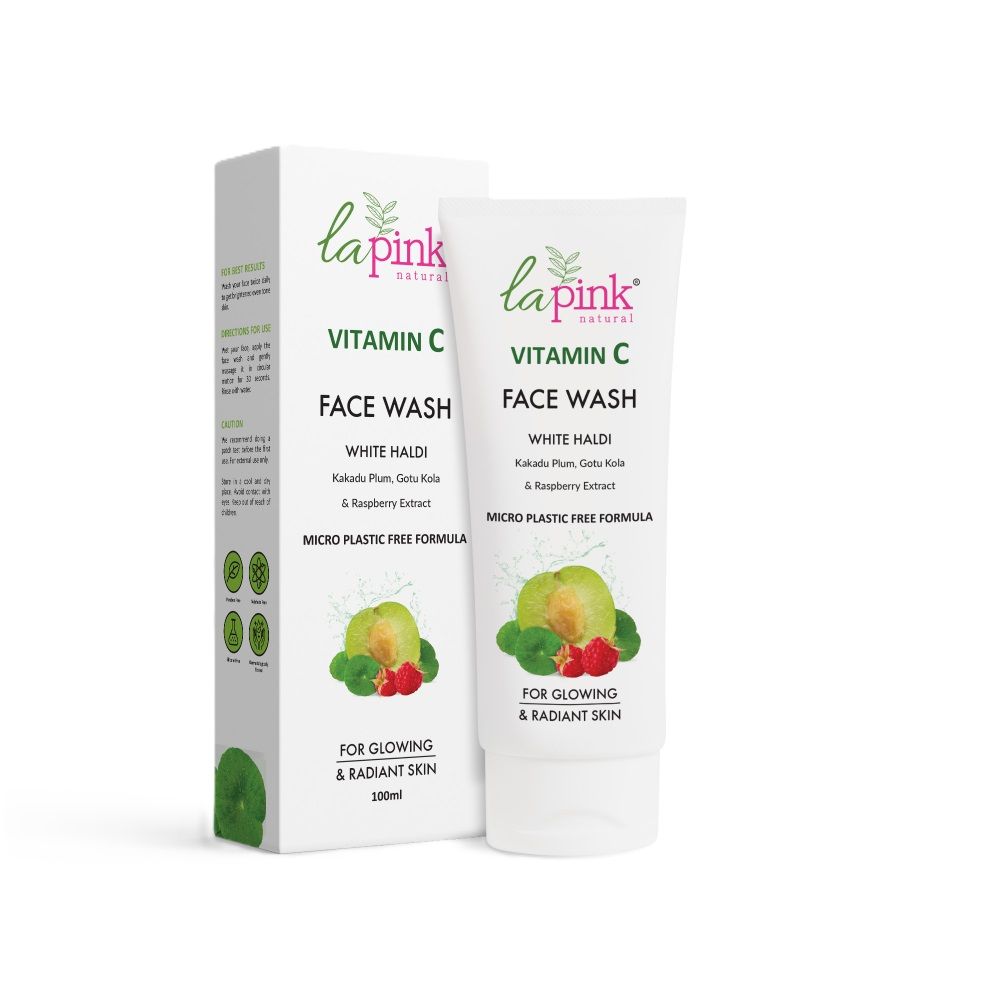 Vitamin C Face Wash With White Haldi Gotu Kola Brightens And Evens Skin Tone