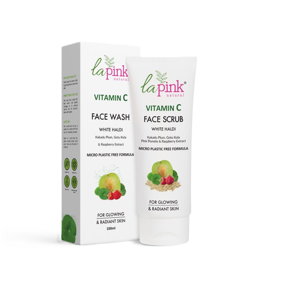 Vitamin C Brightening Face Scrub For Glowing Skin, Gentle Exfoliation, All Skin Types