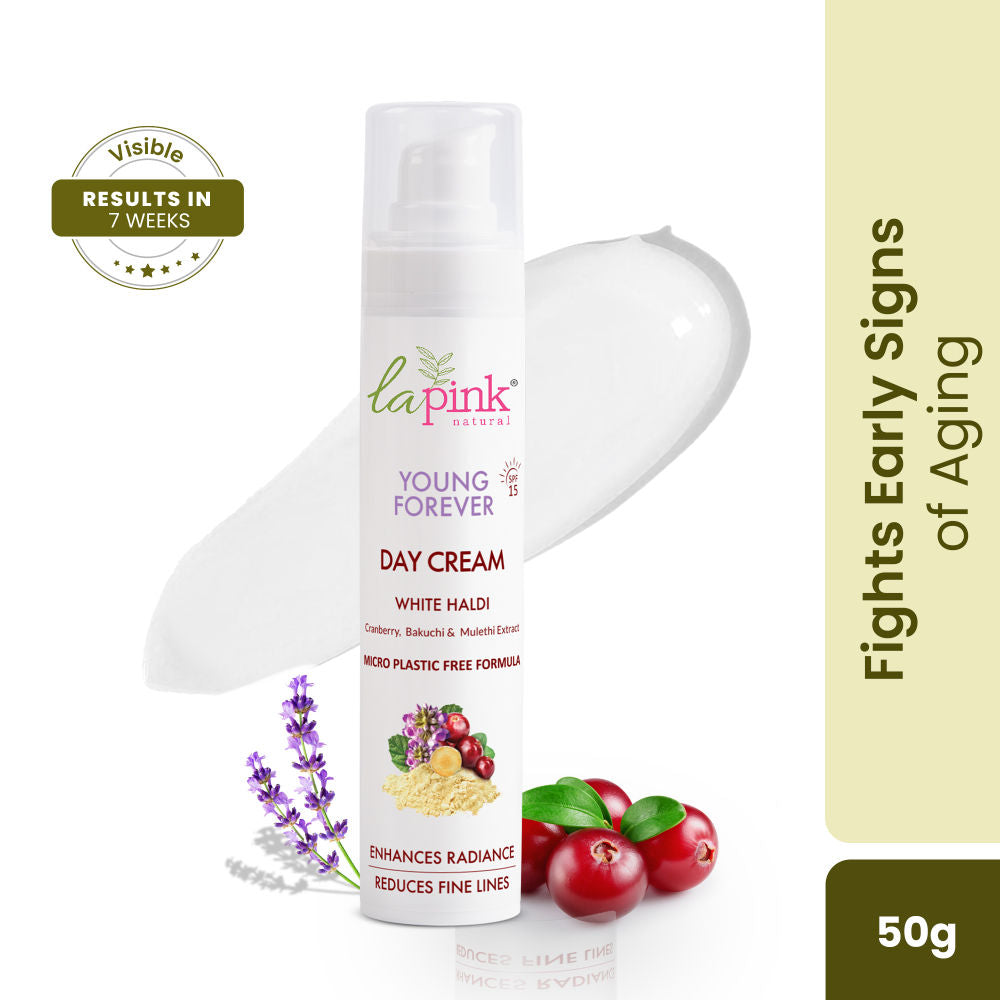 Young Forever Anti-Aging Day Cream SPF 15 With Bakuchi For Fine Lines & Wrinkles
