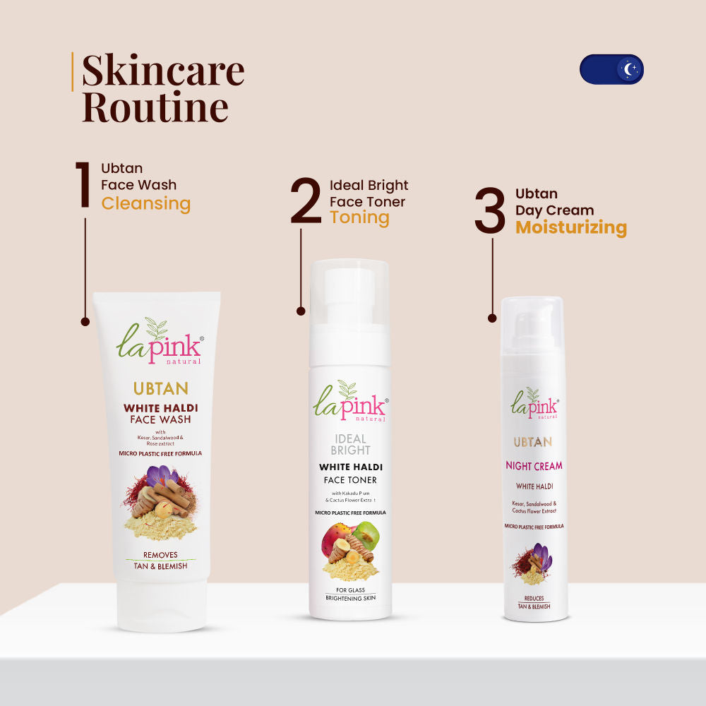 Ubtan Night Cream With Saffron For Glowing & Spot Free Skin, For Oily & Dry Skin