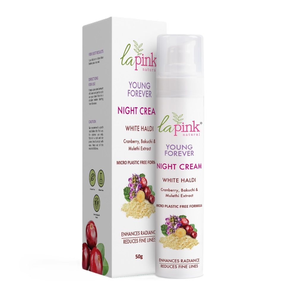 Young Forever Anti-Aging Night Repair Cream With Bakuchi For Fine Lines & Wrinkles