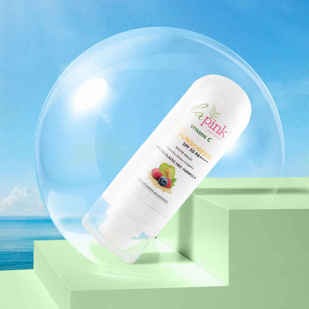 Vitamin C Sunscreen SPF 50 PA ++++ Hyaluronic Acid & Niacinamide For UVA Protection