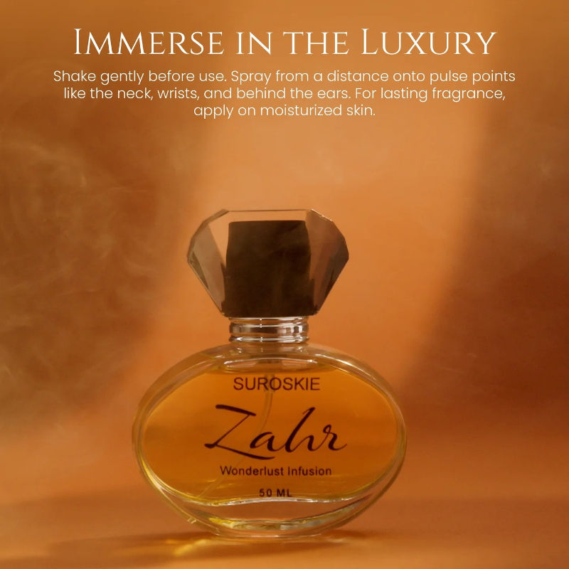 Zahr Long Lasting Oud & Woody Perfume for Men & Women