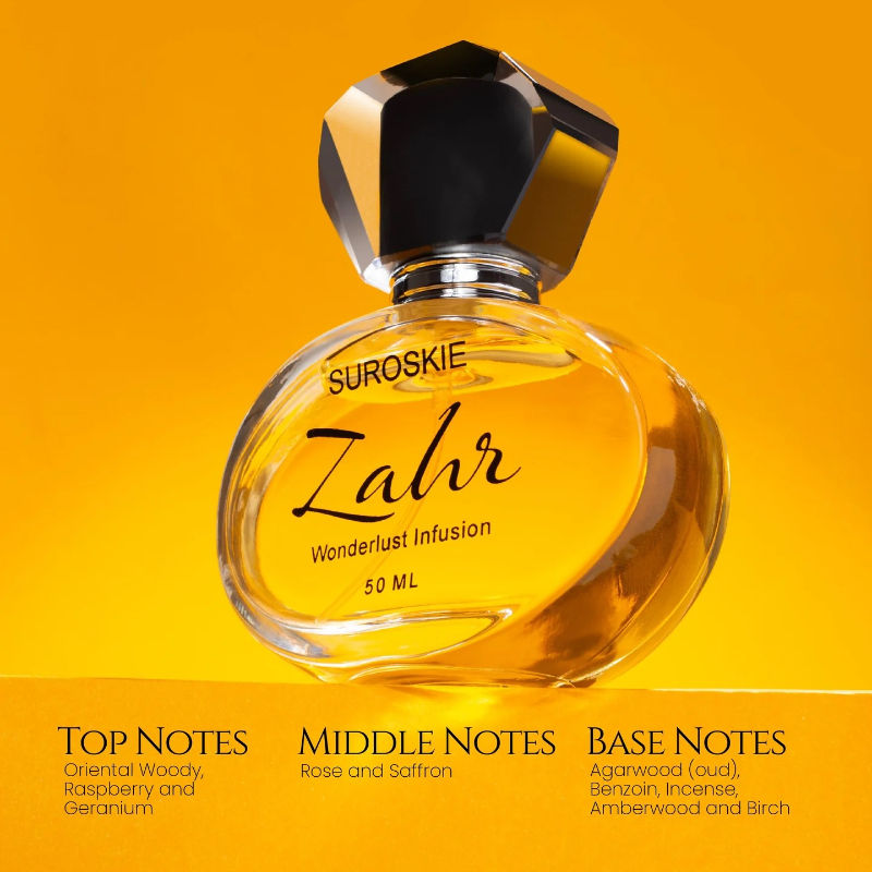 Zahr Long Lasting Oud & Woody Perfume for Men & Women