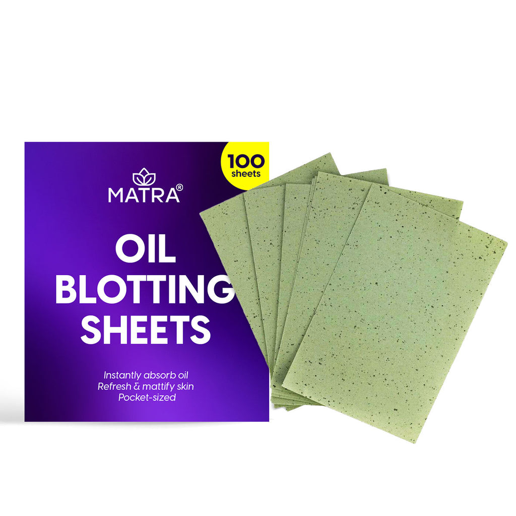 Oil Control Blotting Sheets Paper Pocket Sized Remover Tissues - 100pcs