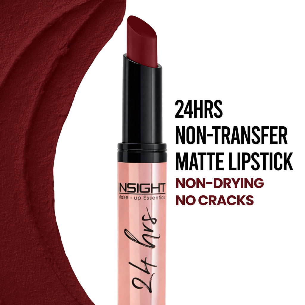 24 Hrs Non Transfer Matte Lipstick, Creamy Texture Matte Finish, Waterproof - Forget Me