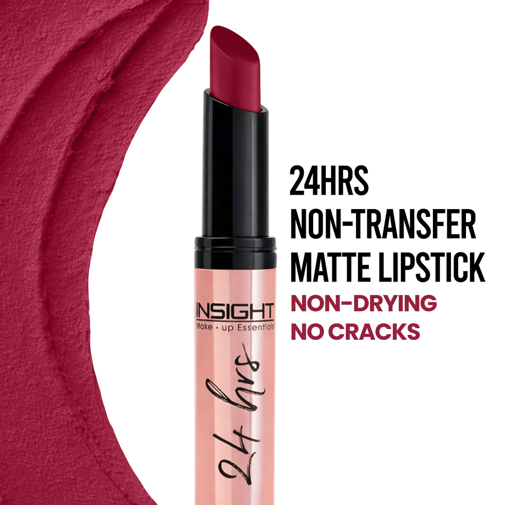 24 Hrs Non Transfer Matte Lipstick, Creamy Texture Matte Finish, Waterproof - Yes Please