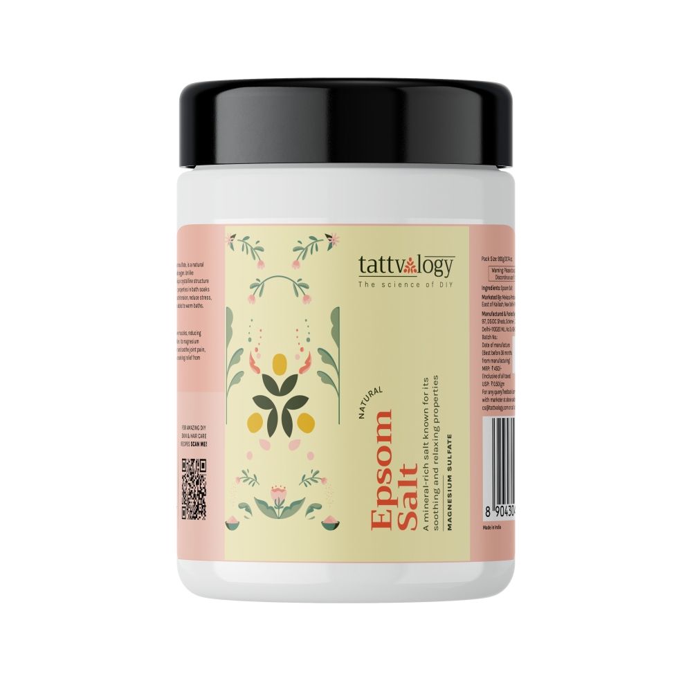 Pharma Grade Epsom Salt - Muscle Relief, Feet Soak & Relaxing Bath Salt for Ultimate Care