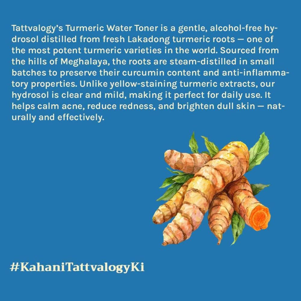 Turmeric Radiance toner Natural Hydrosol