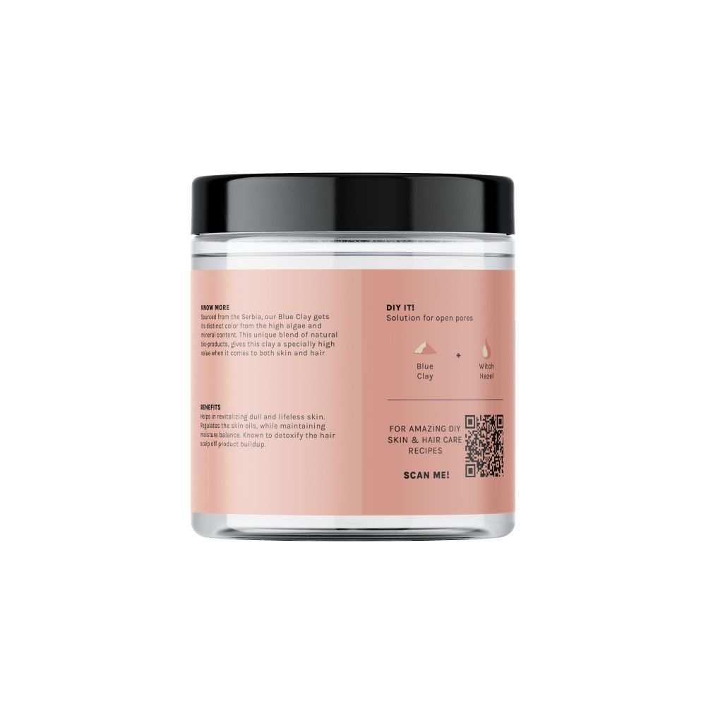 Serbian Blue Clay - Detoxifies, Purifies Pores & Restores Glow for Balanced, Healthy Skin