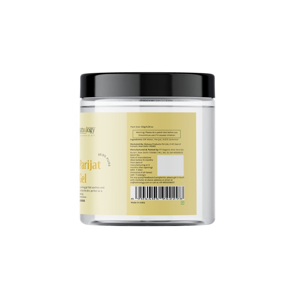 Parijat Gel - Soothes Skin, Reduces Acne & Pigmentation for a Clear, Radiant Complexion