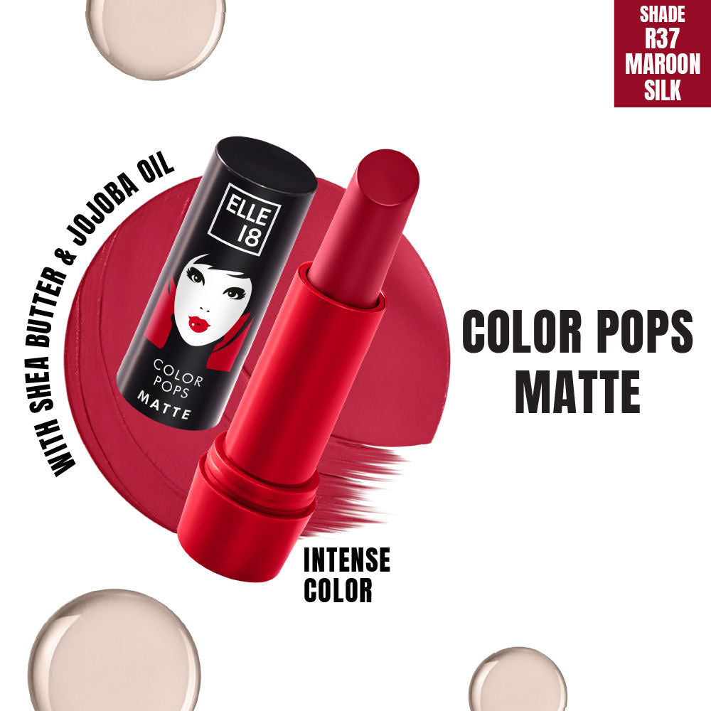 Color Pop Matte Lip Color - R37 Maroon Silk