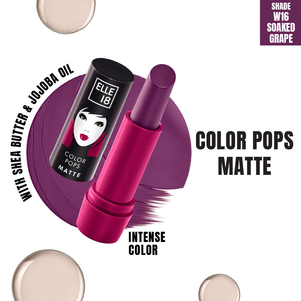 Color Pop Matte Lip Color - W16 Soaked Grape