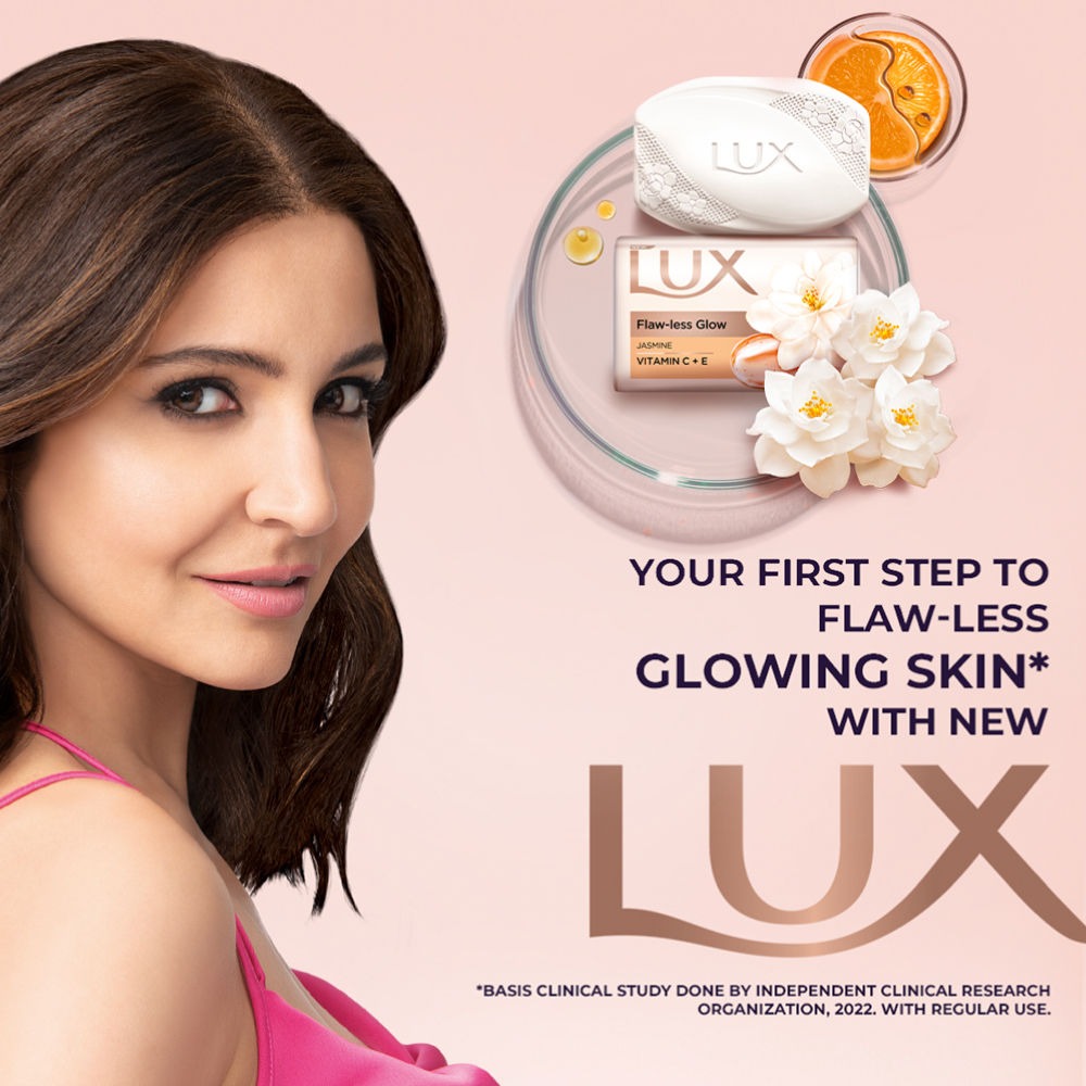 Flaw-Less Glow Jasmine Bathing Soap Infused With Vitamin C & E - Buy 4 Get 1 Free