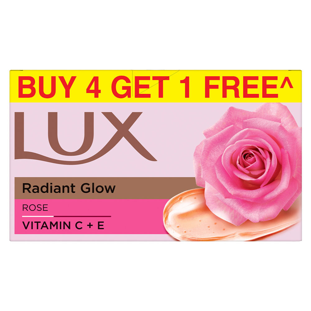 Even-Toned Glow Bathing Soap Infused With Vitamin C & E - Buy 4 Get 1 Free
