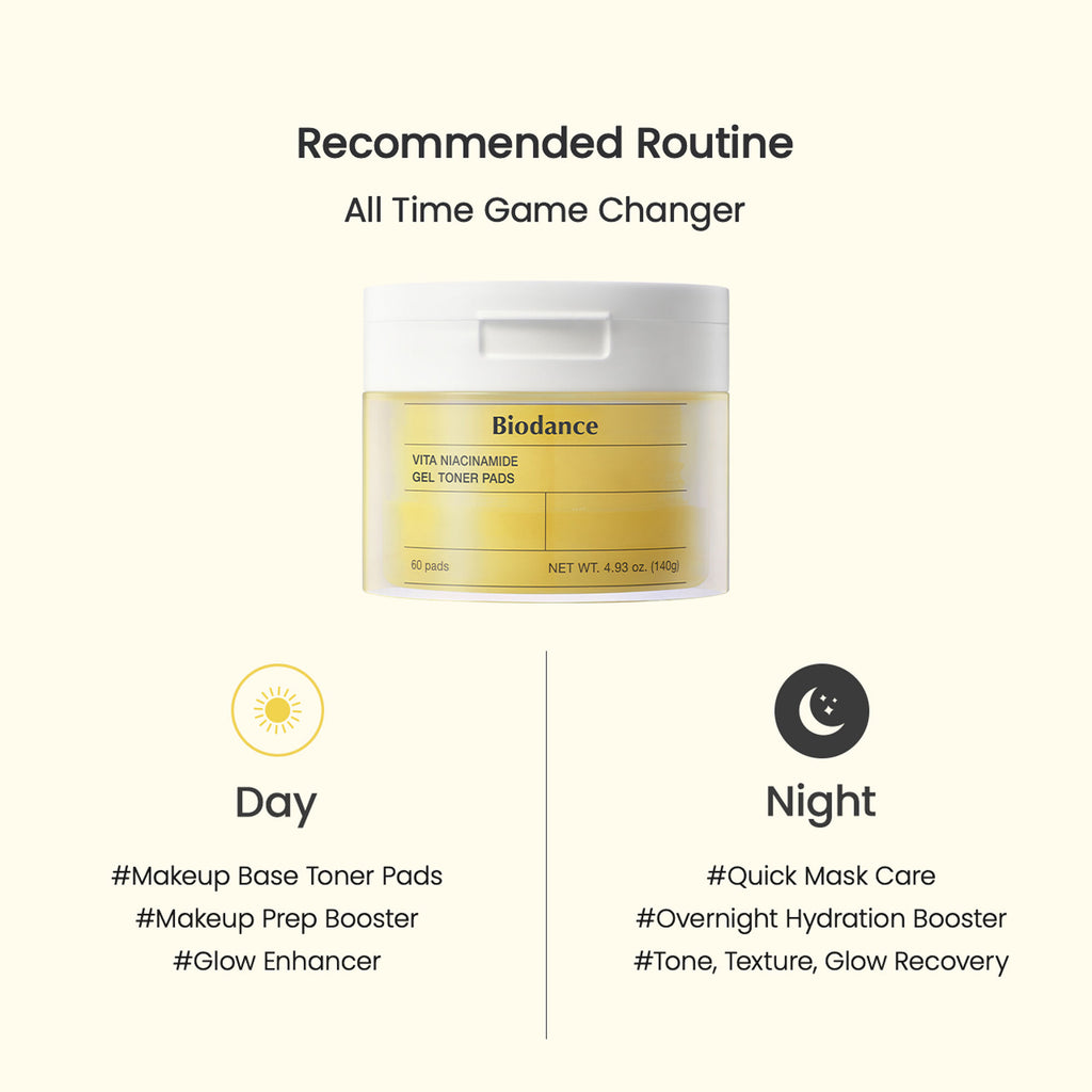 Vita Niacinamide Gel Toner Pads