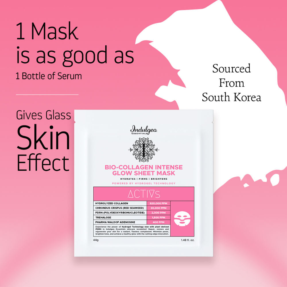 Ginseng PDRN Enriched Bio Collagen Intense Glow Sheet Mask (44g)