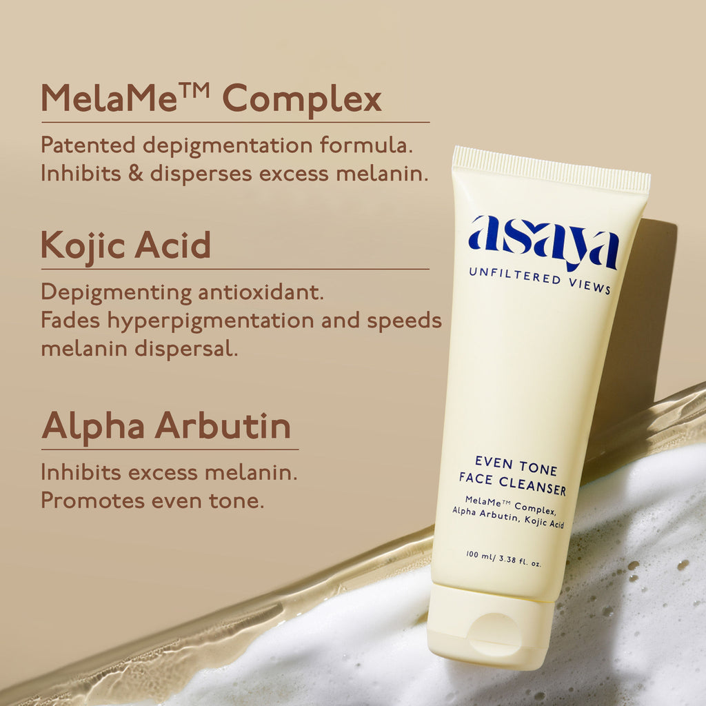 Dark Spot Even Tone Face Wash for Men & Women with MelaMe Complex, Kojic Acid & Alpha Arbutin
