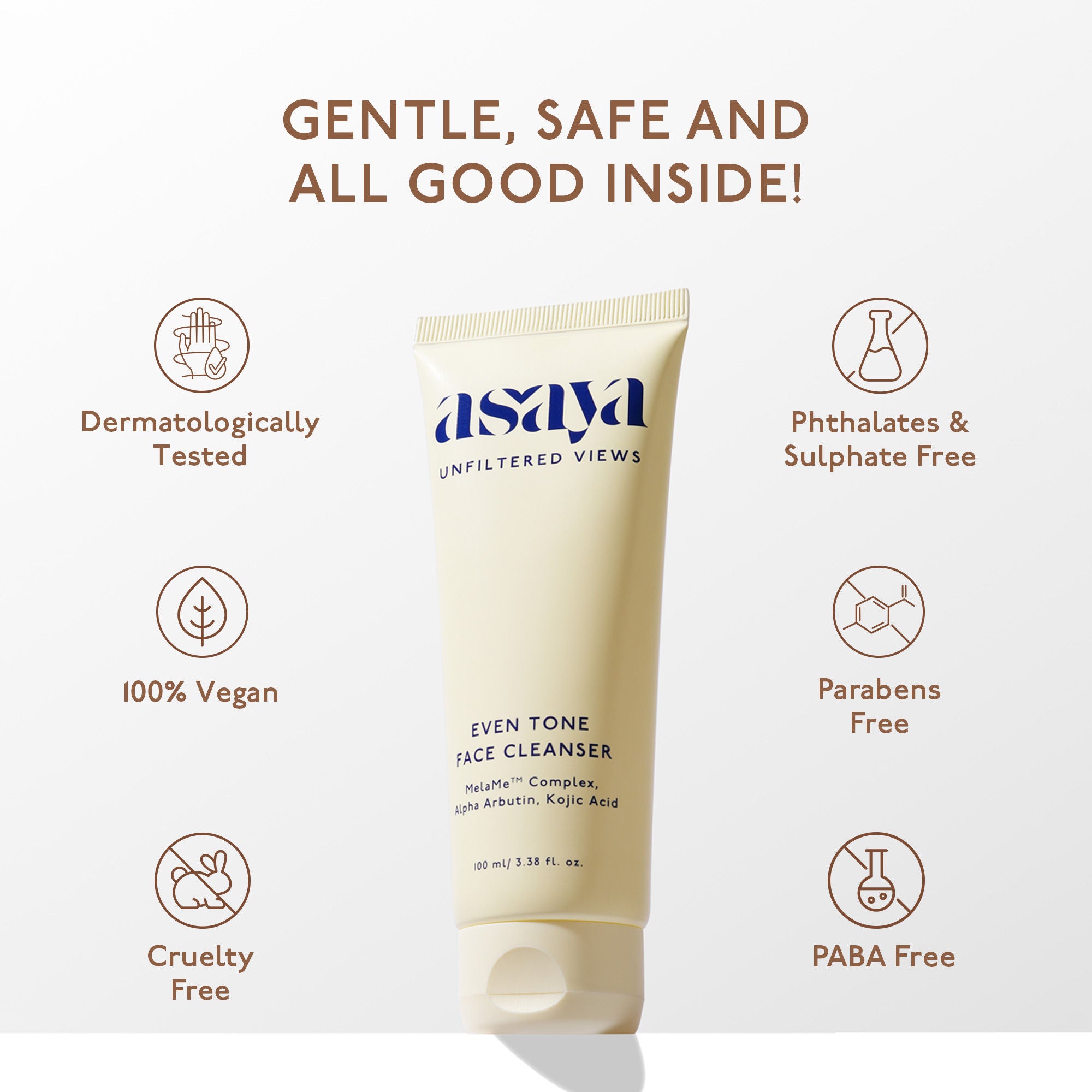 Dark Spot Even Tone Face Wash for Men & Women with MelaMe Complex, Kojic Acid & Alpha Arbutin