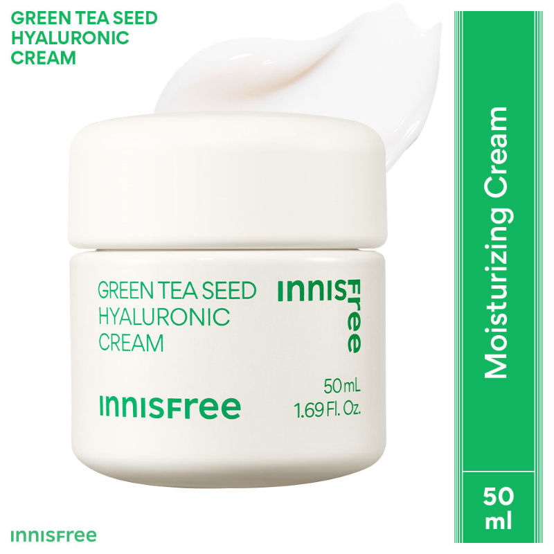 Green Tea Seed Cream - Hydrating & Soothing Moisturizer With Hyaluronic Acid