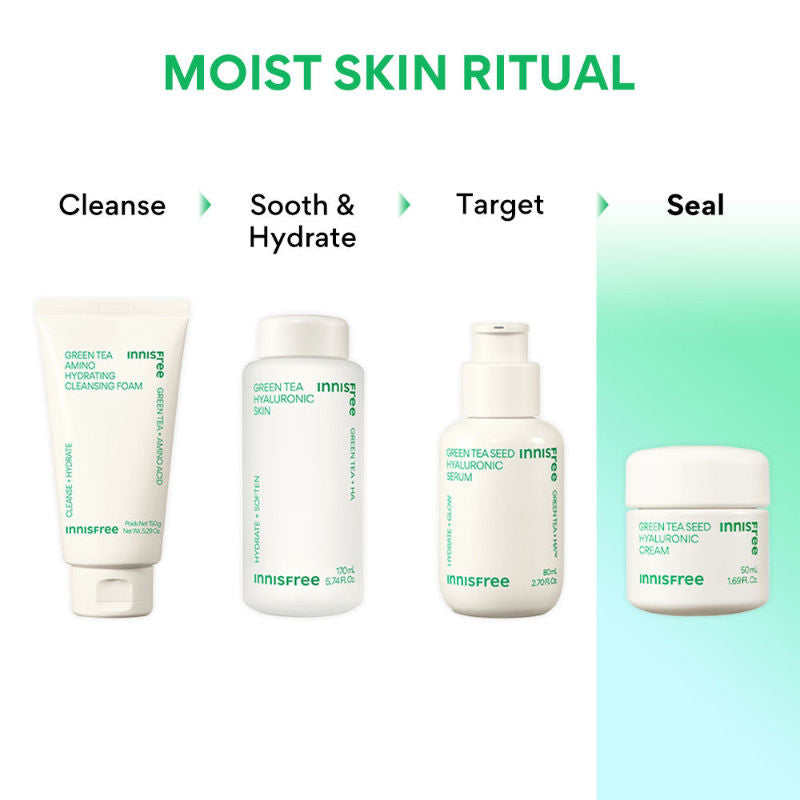 Green Tea Seed Cream - Hydrating & Soothing Moisturizer With Hyaluronic Acid