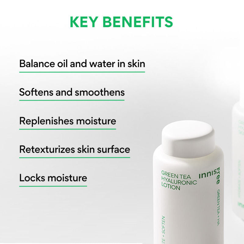 Green Tea Hyaluronic Lotion - Lightweight & Refreshing Care