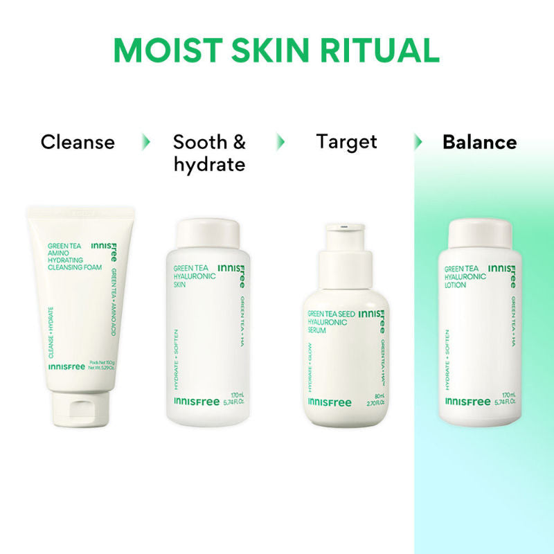 Green Tea Hyaluronic Lotion - Lightweight & Refreshing Care