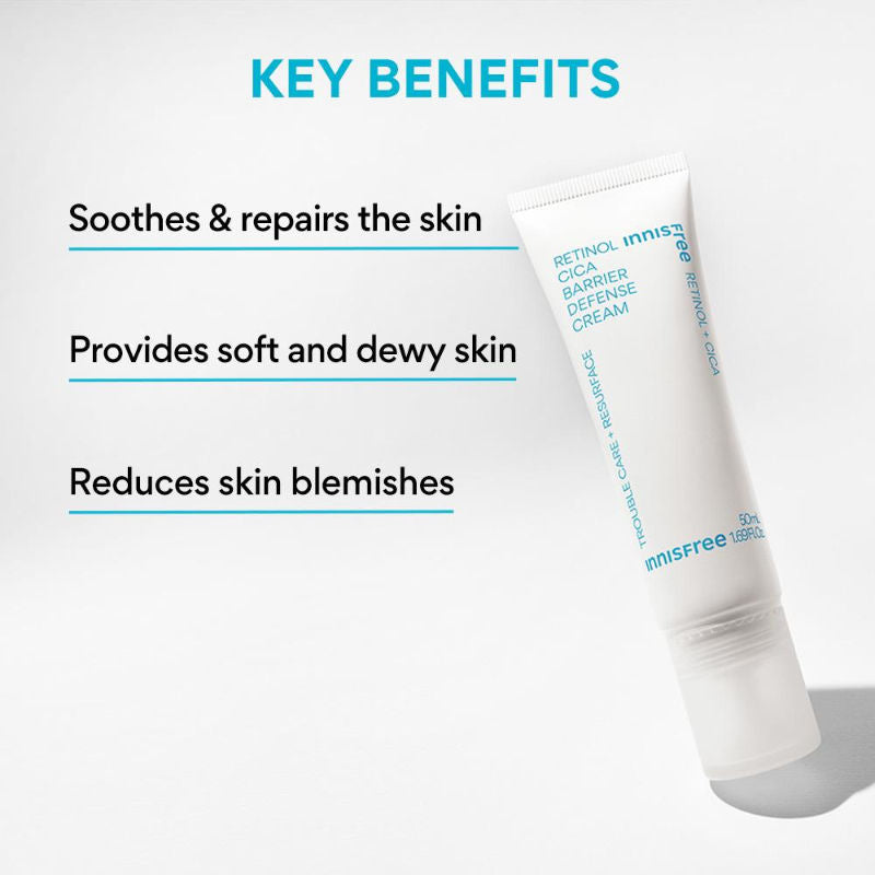 Retinol Cica Barrier Cream - Strengthens & Soothes Skin