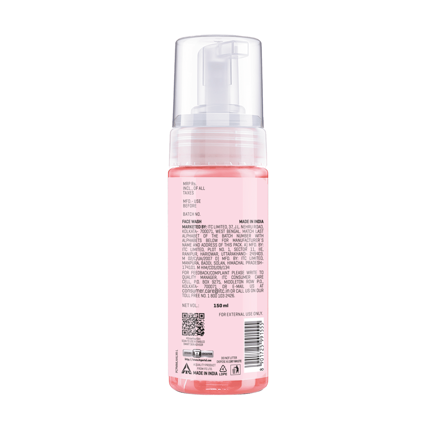 Ph Restore Cleansing Mousse, Foaming Face Wash, Restores And Repairs Skin Barrier