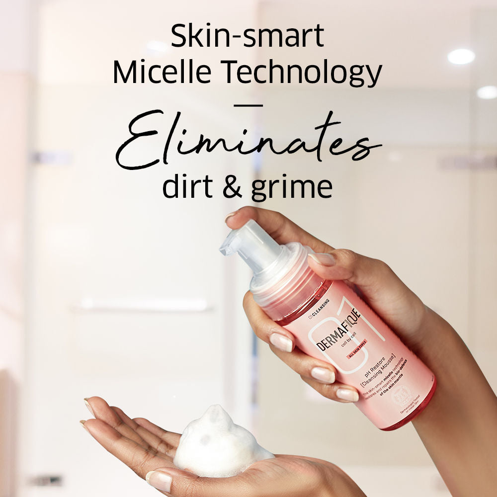 Ph Restore Cleansing Mousse, Foaming Face Wash, Restores And Repairs Skin Barrier